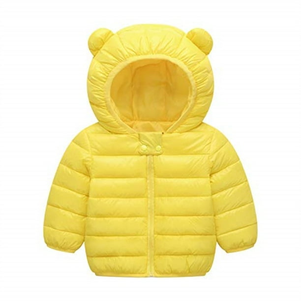 WUSENST Baby Boys Girls Winter Coats Hoods Light Puffer Down Jacket Outwear